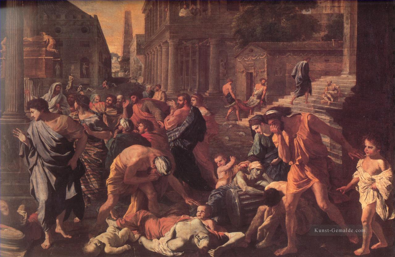 Die Pest von Aschdod klassische Maler Nicolas Poussin Die Ölgemälde